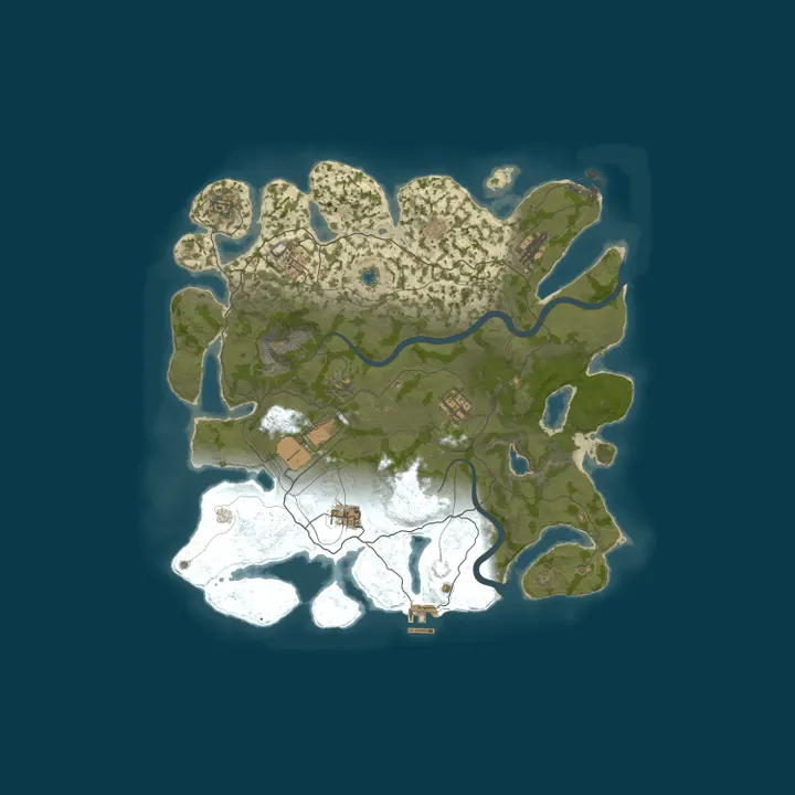 Map of A Rust Server
