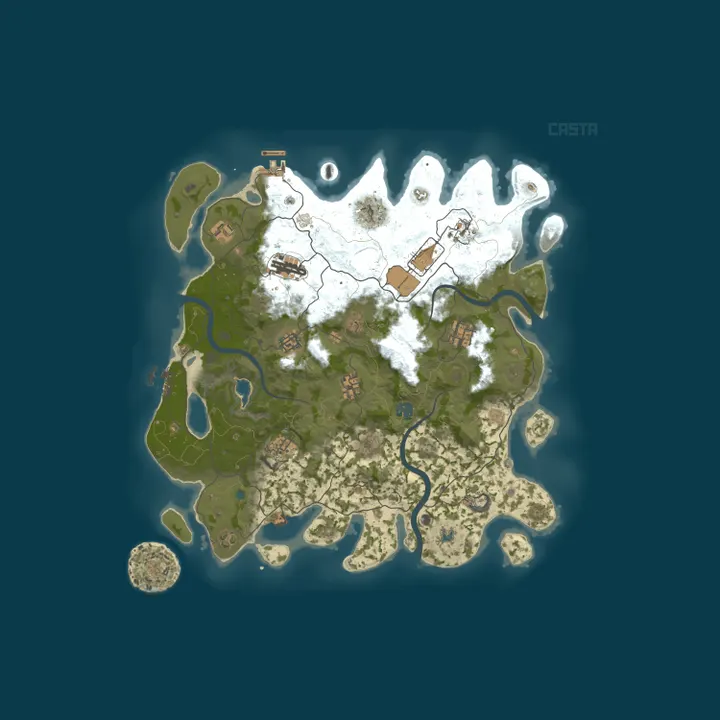 Map of Rust Casta Max3 [X3/X6|TP|KIT|RPG]