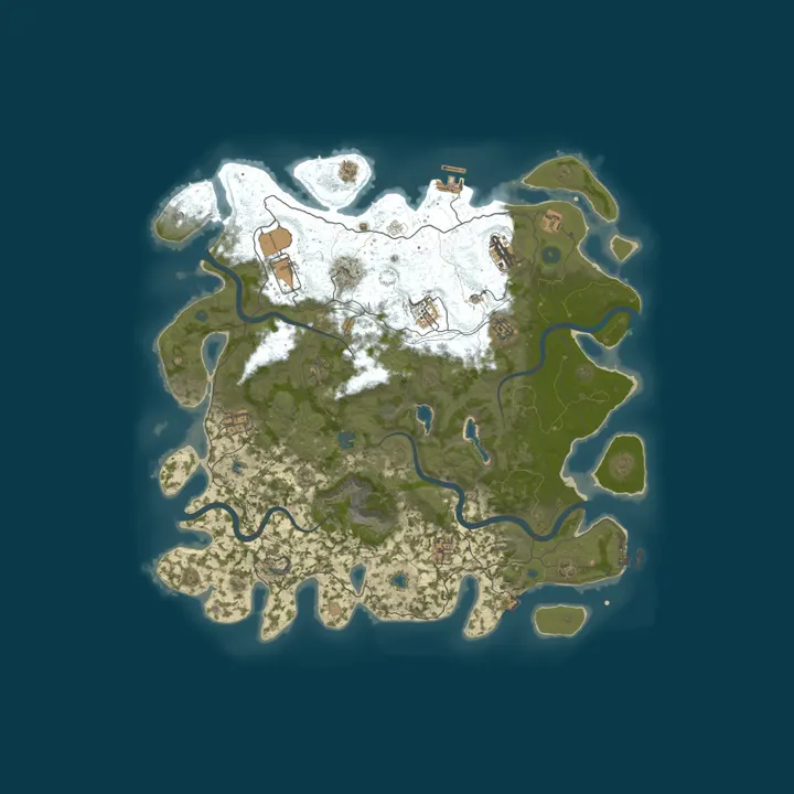 Map of UNBOWED RUST X5|TP|KITS|ДЛЯ НОВИЧКОВ