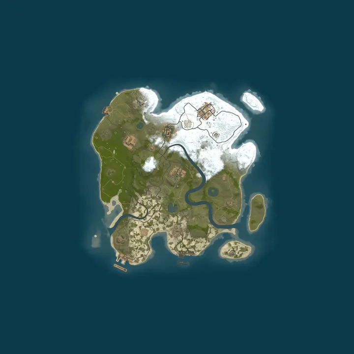 Map of Тестовый сервер - Полигон