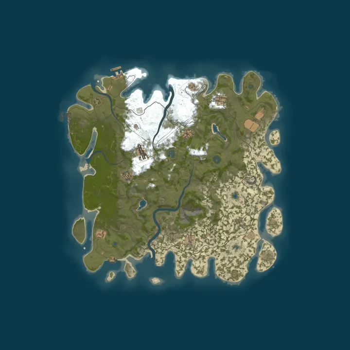 Map of [RU] Wild RUST PVP X1 Wipe 28.09