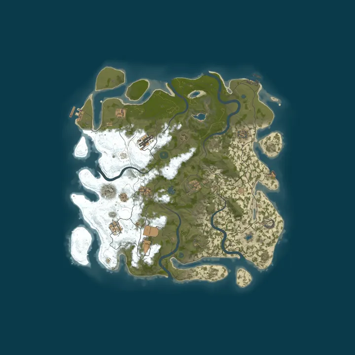 Map of EvilIsland-PVE-Life-[Скилы|X1-X10|Рейд дома|Кве