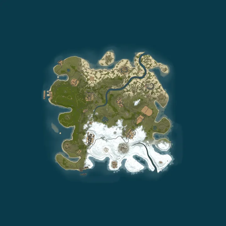 Map of PARADISE RUST #1 [ X1000 | BATTLEFILD | NOLIMIT | KITS | PVP ]