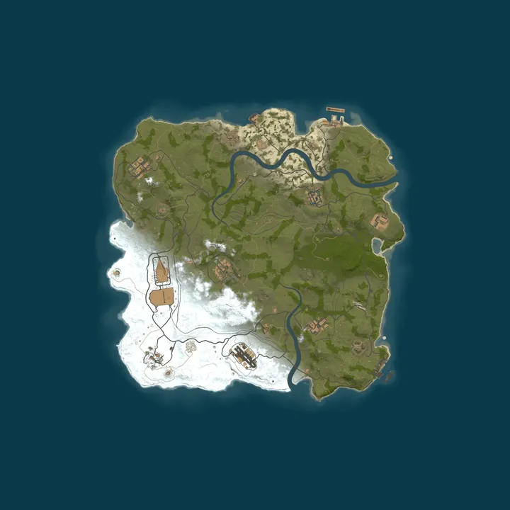 Map of Rumble Rust - Friday 2x | Wipe 09.10