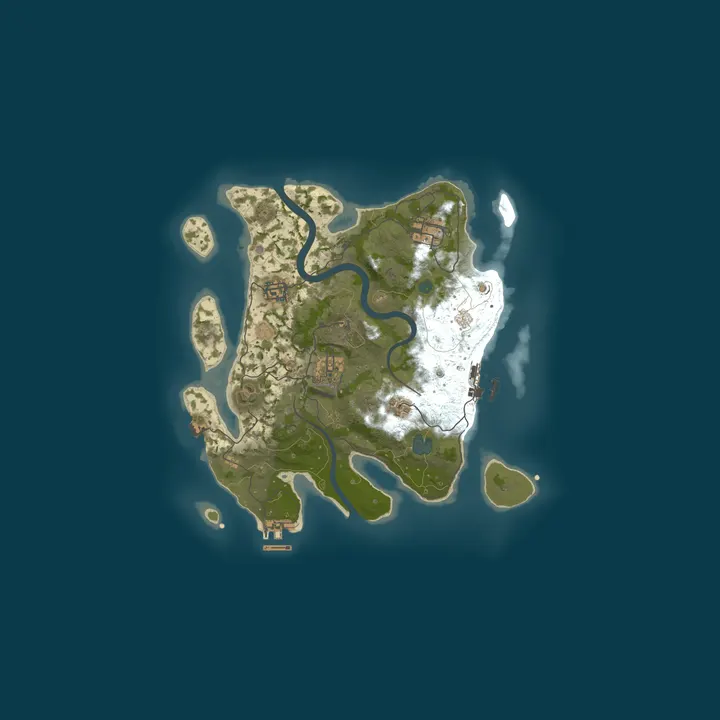 Map of A Rust Server