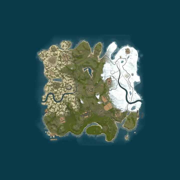 Map of US Limitless 2x Solo/Duo/Trio|No BP Wipes|Team BPs|Noob Friendl