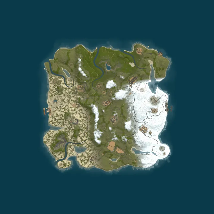 Map of Rusticated.com - EU | 2x Vanilla | Monday | Shared Bps | 10/12