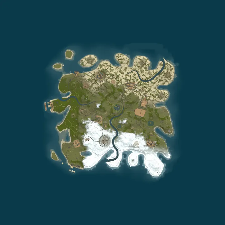 Map of RiseTeam Private RustServer