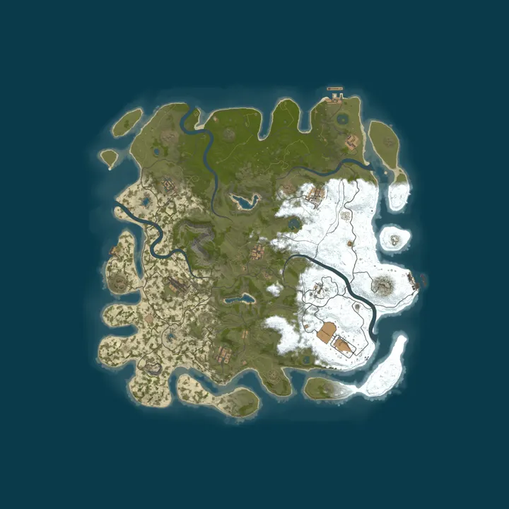 Map of RAG | PVE | Legendary Drops | Custom Weapons | Skills | Events+