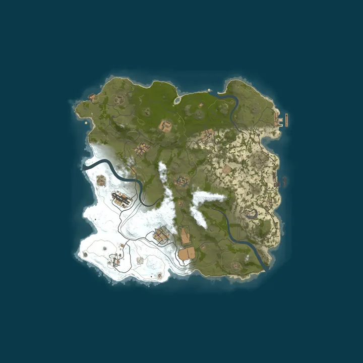 Map of Reddit.com/r/PlayRust - EU Small