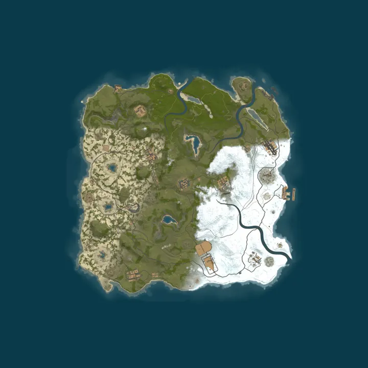 Map of Reddit.com/r/PlayRust - EU Main