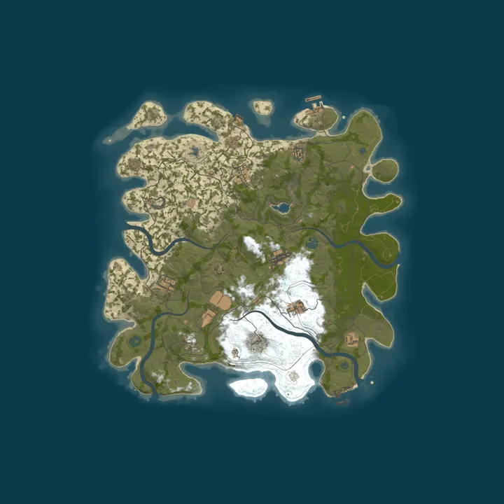 Map of 404 RUST SOLO/DUO | ПН | ДЛЯ НОВИЧКОВ 12.10