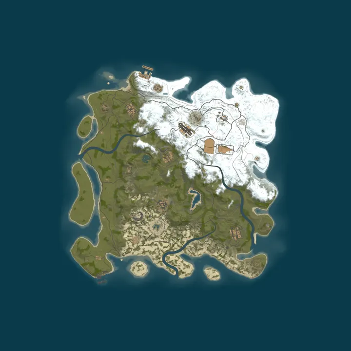 Map of RUSTBURG.GG #1〔X5/X10|NO LIMIT|LOOT+|FPS+|KITS|TP〕13.10