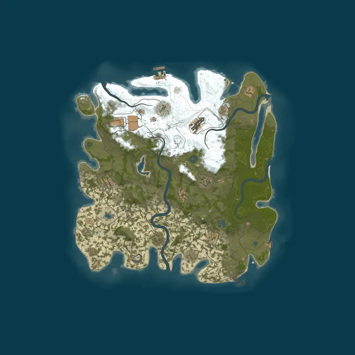Map of 777 RUST /ДЛЯ НОВИЧКОВ /РУССКИЙ 13.10