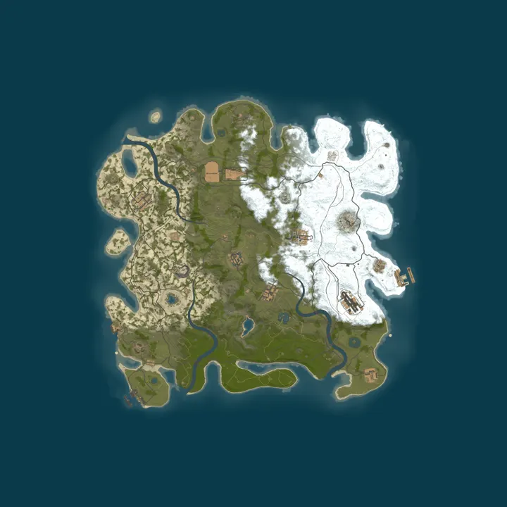 Map of #8 EPIC RUST NoLimit [X2|TP|KITS|RPG|PVP] 12.10 Wipe
