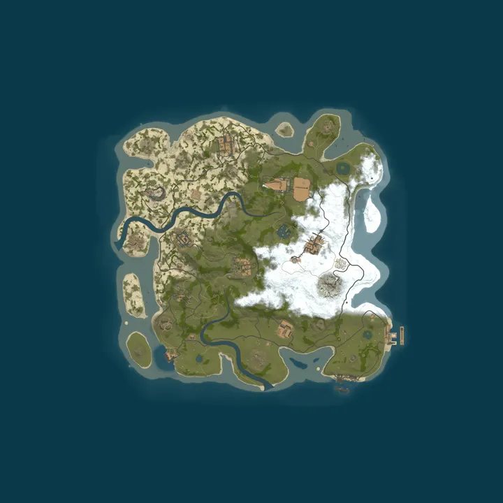 Map of x1000000 - Barren FPS++