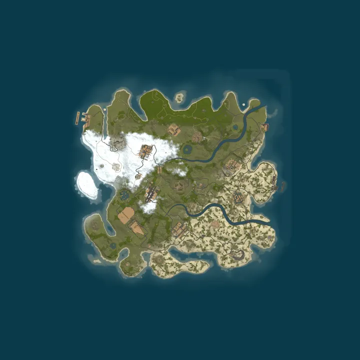 Map of [RU] Seven Rust [Solo]  Для Новичков
