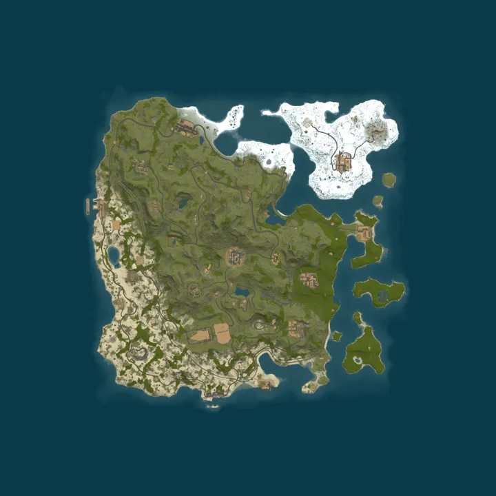 Map of SPERRZONE PvPvE [EU/EN] | Wasteland | PvP Zones | Events