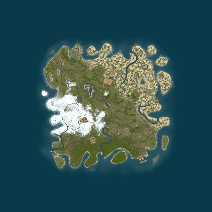 Map of #1 RUS-T PVP Friday WIPE Weekly КЛАССИКА X1