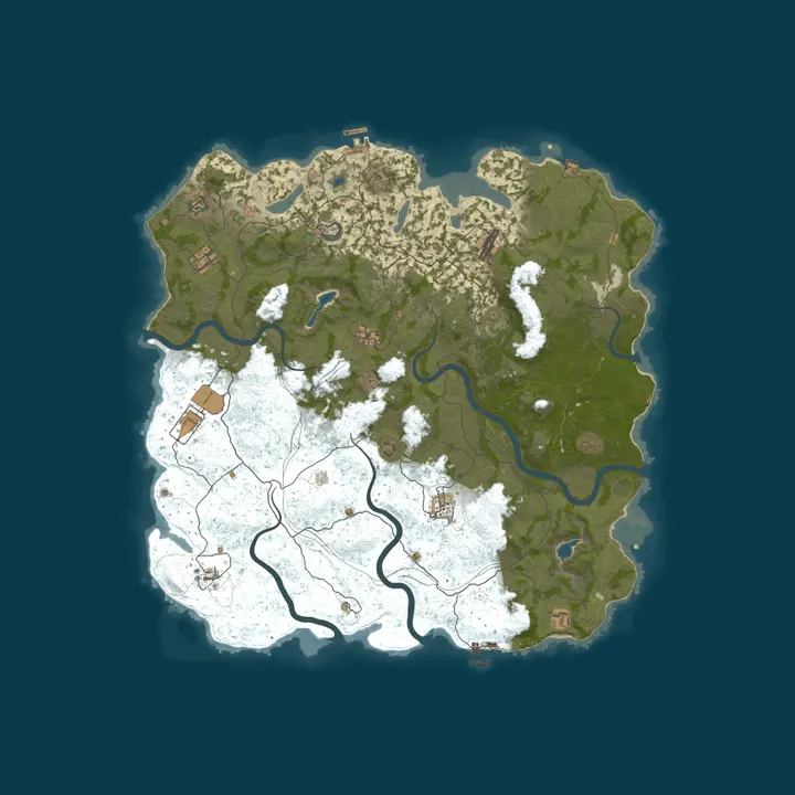 Map of SURVIVORS.GG | 2 x Vanilla | Monthly