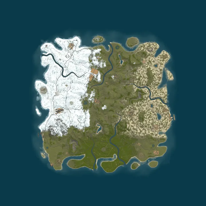 Map of “Kempton Park Runners Club | PvE | 4x Loot | PvP Zones
