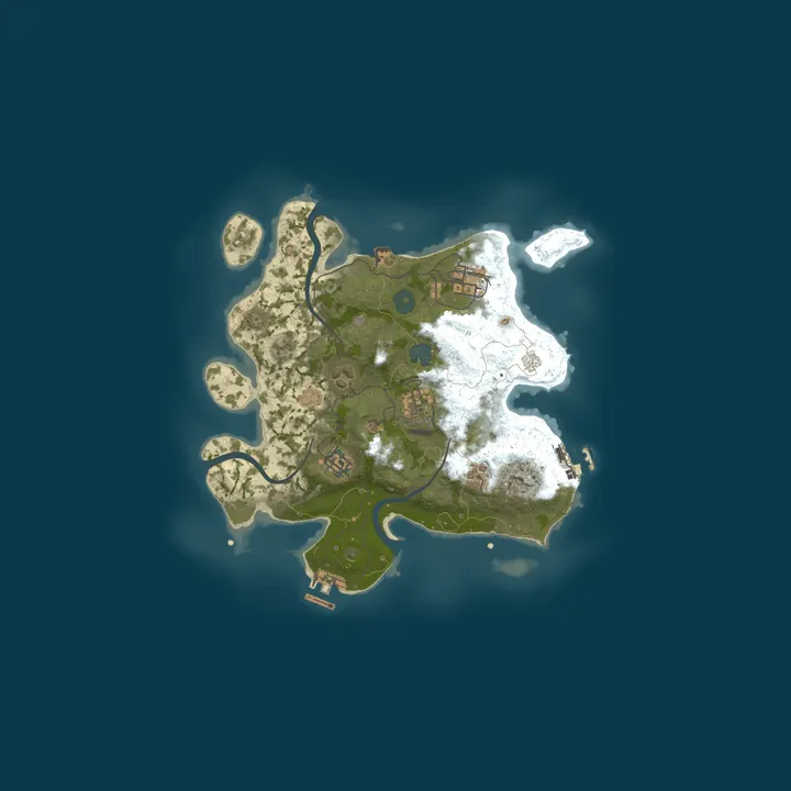 Map of A Rust Server