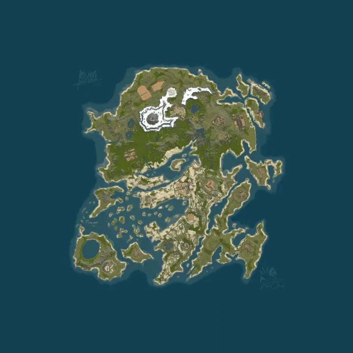 Map of [US] SkyLight Zombies  PVE #1 | RaidableBases | Kits | Events |