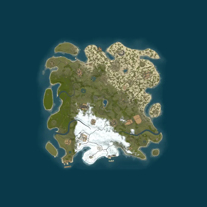 Map of Terra Brasil - BR - 2X - SOLO/DUO/TRIO