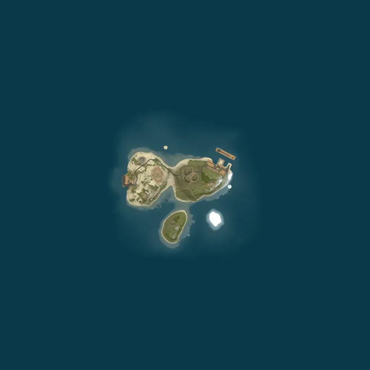 Map of A Shockbyte x Discord Production Rust Server