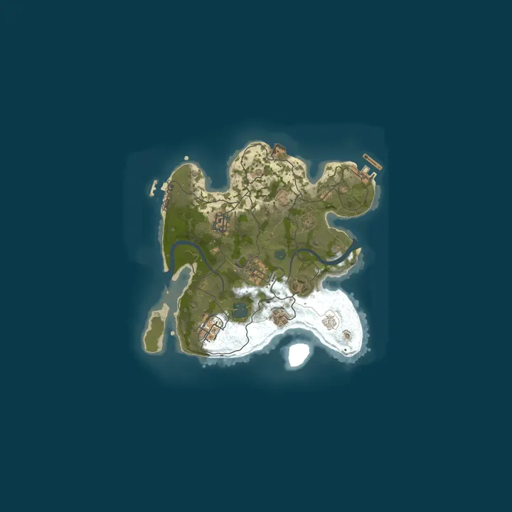 Map of Chill Zone PVP Noob Friendly