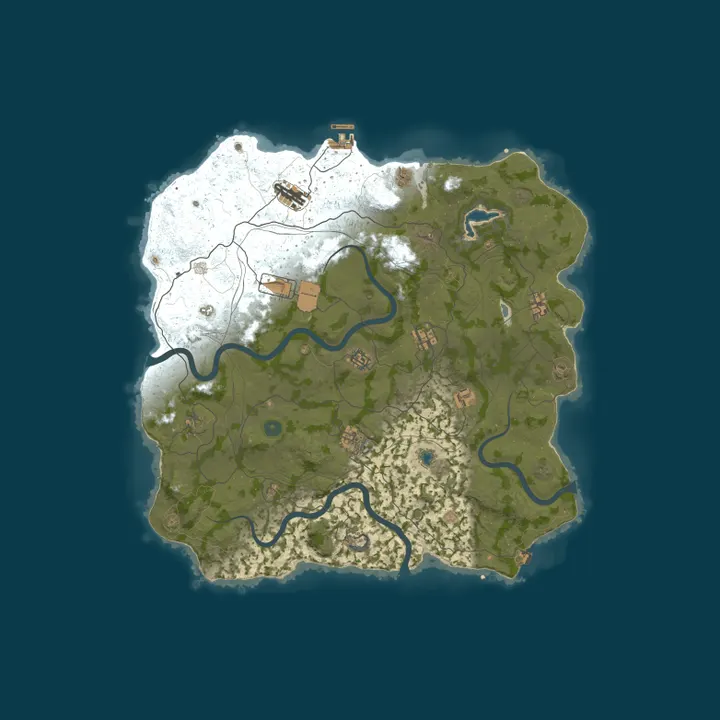 Map of WEREWOLF GAMING.CO 3x Solo/Duo/Trio LARGE|Lootx3|ShareBPs|WIPED