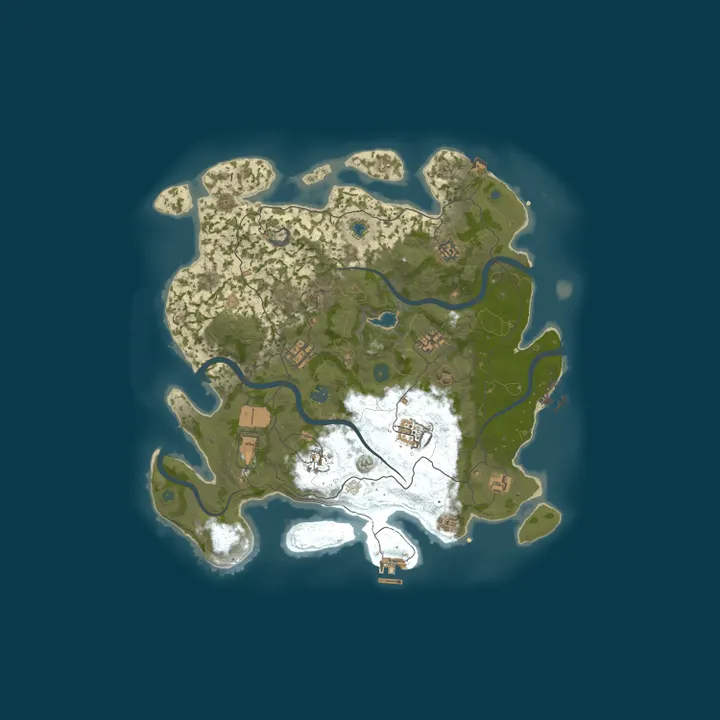 Map of RUST LIFE|2x Vanilla | Fresh wipe15/10|