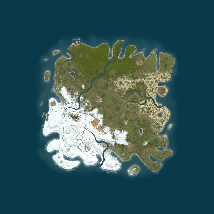 Map of 4Netplayers 7DAYTODIE PVE SERVEUR FULL NPCS FULL FUN EVENTS AND
