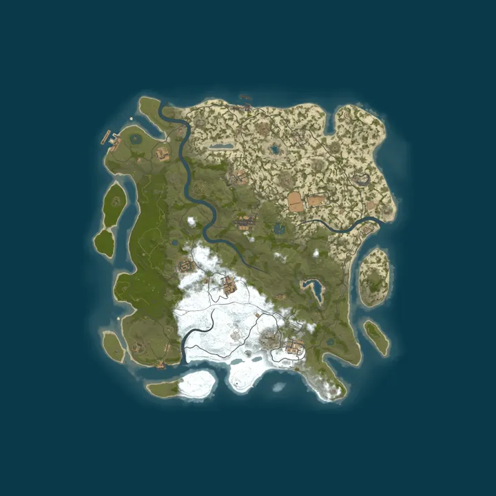 Map of Rusty Sporks PvP  | softcore / noob friendly