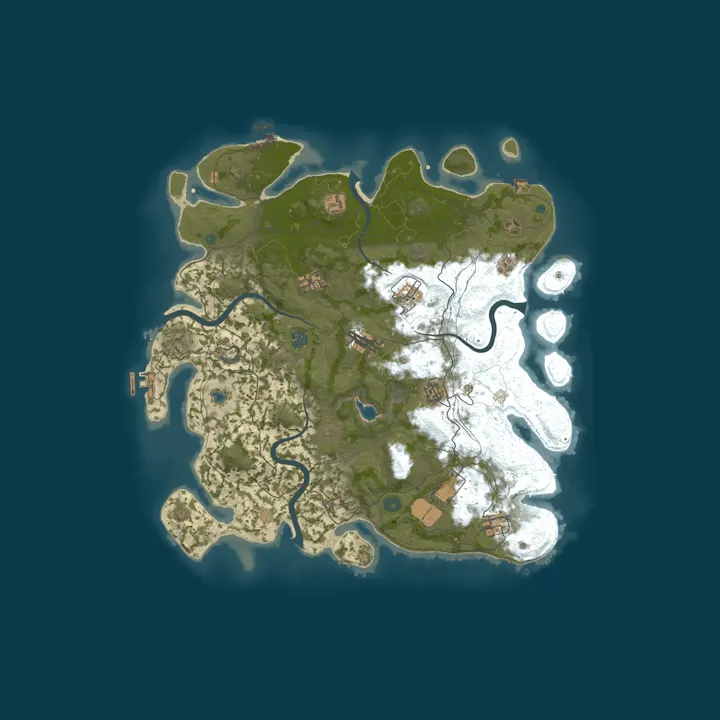Map of PrimeCraze ZombieTown | PvE | Zombies | Events