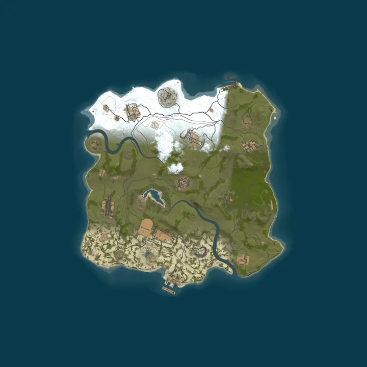 Map of [ESP][PVE] InsOMNio | Events | Missions  | RaidableBases