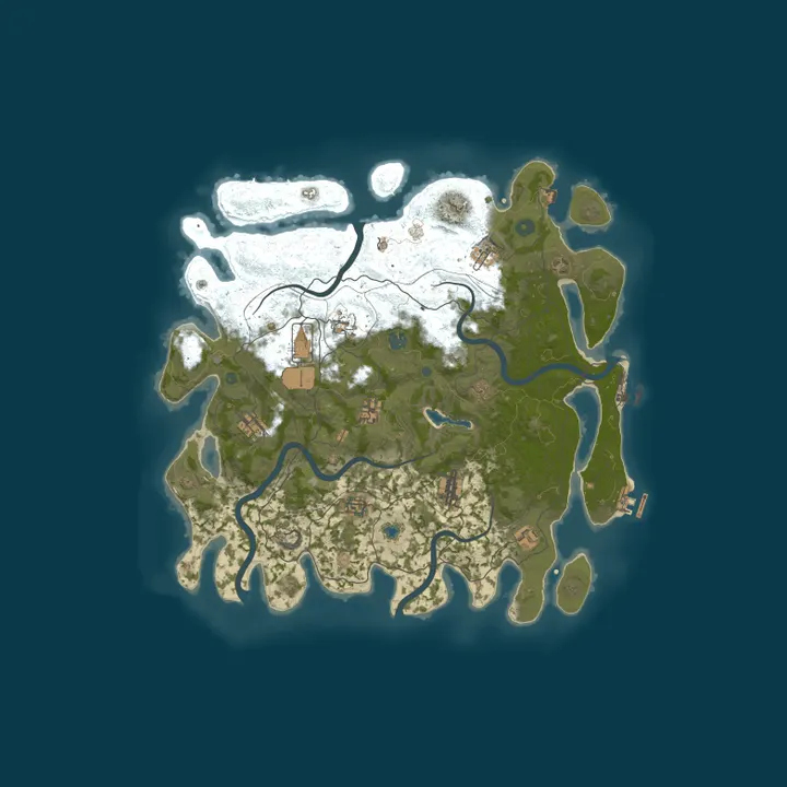 Map of [US] AshRust 3x Monthly Main | QoL/Loot+ | Full Wiped
