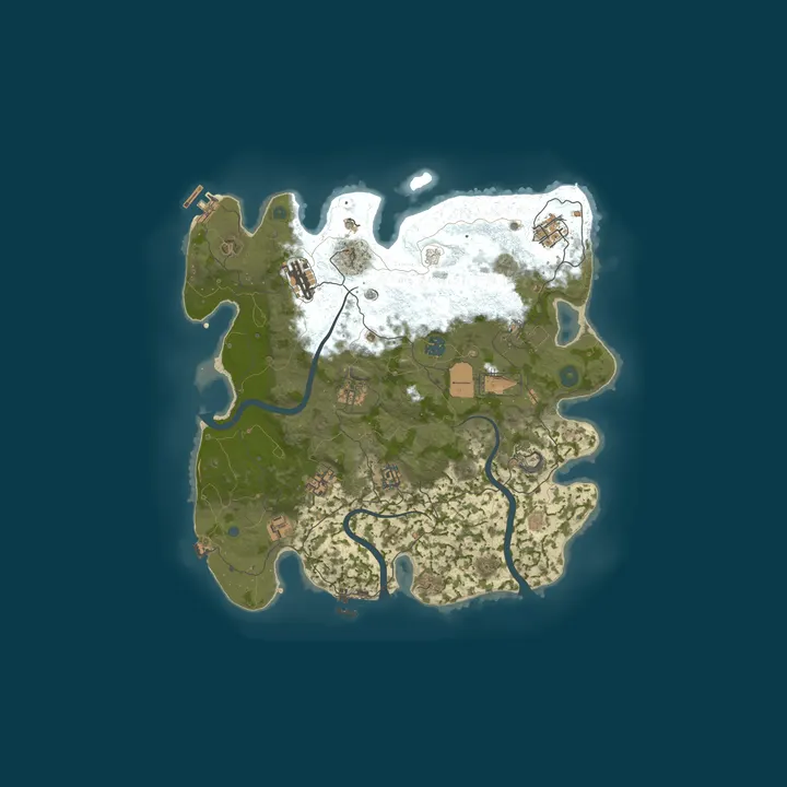 Map of RUSTIX.GG EU | Vanilla+