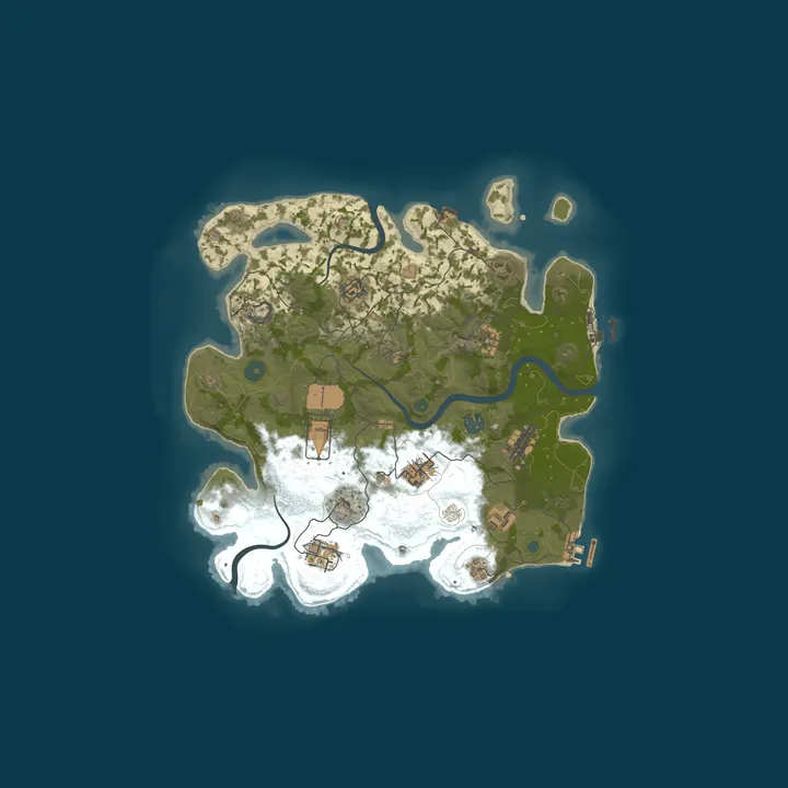 Map of RUST Server