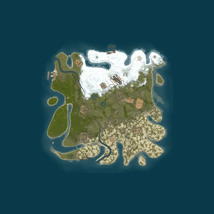 Map of A Rust Server