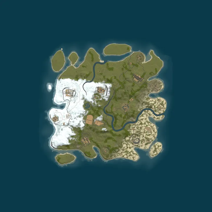 Map of RETRO RUST #1 Х1000|NOLIMIT|LOOT++|KIT WIPE 13.10
