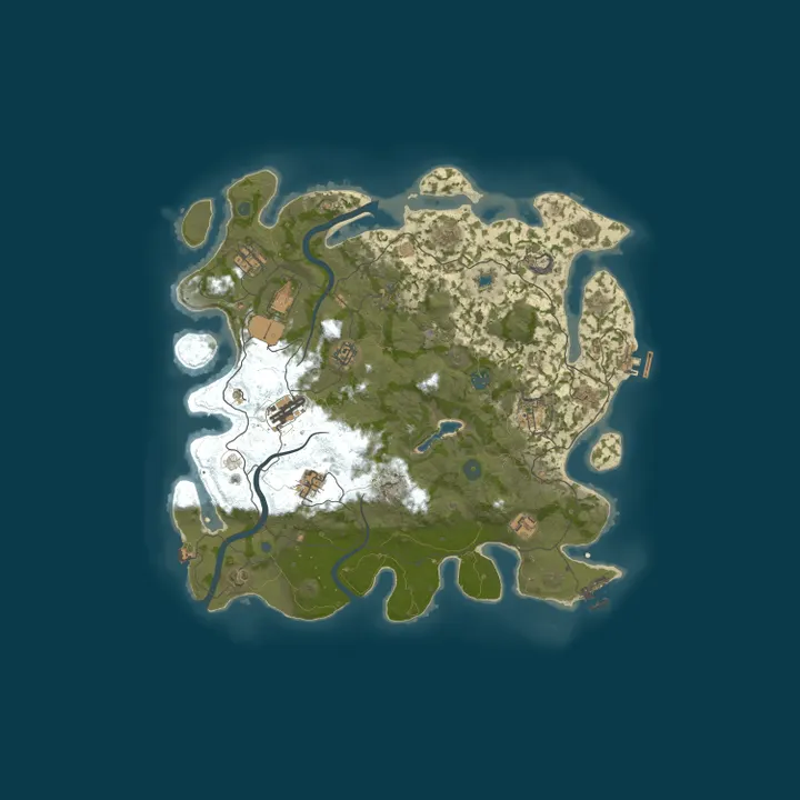 Map of Raid Rust Hybrid TEST SERVER