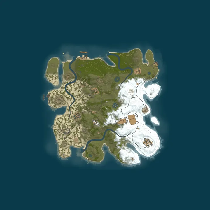 Map of SEED RUST X5 | NOLIMIT | BOOST FPS | BUILD DEEP SEA | WIPE 13.1