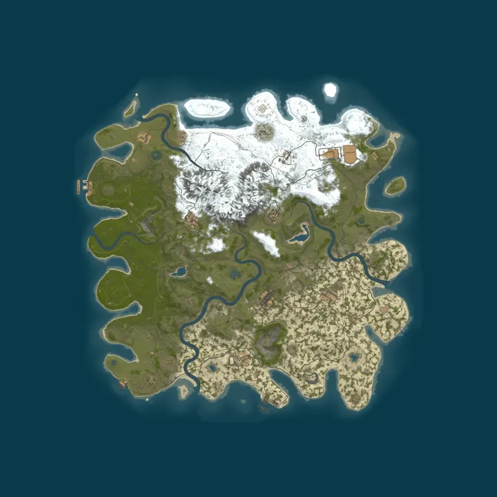 Map of CASUAL PVE [EU] | Skills/Zombies/RaidableBases
