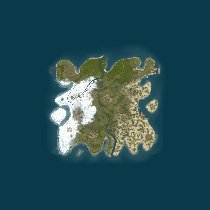Map of [TR][EU] Rust Türkiye Yeni Başlayanlar 13.10 15:30 WİPE