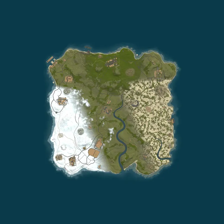 Map of TemplarGaming EU 3x Solo/Duo/Trio LootX3|SkinBox JUST WIPED
