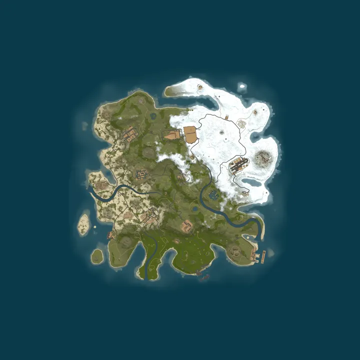 Map of L'Ile de tous les danger FR