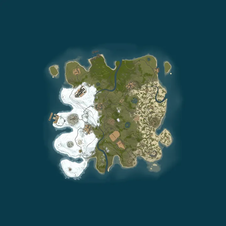 Map of Flame Rust #3 — Modded 3x (Solo/Duo) | Magic