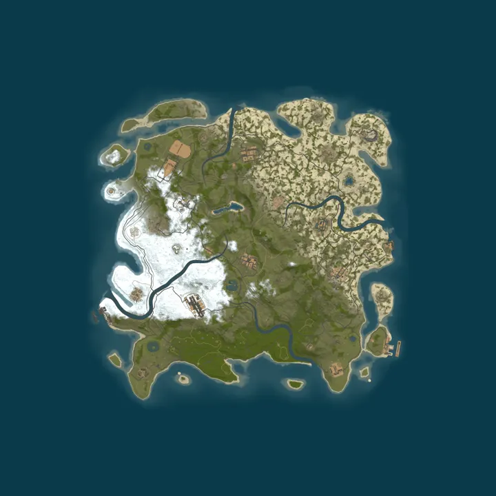Map of 404 RUST 2X SOLO/DUO/TRIO |ЧТ |ДЛЯ НОВИЧКОВ 08.10