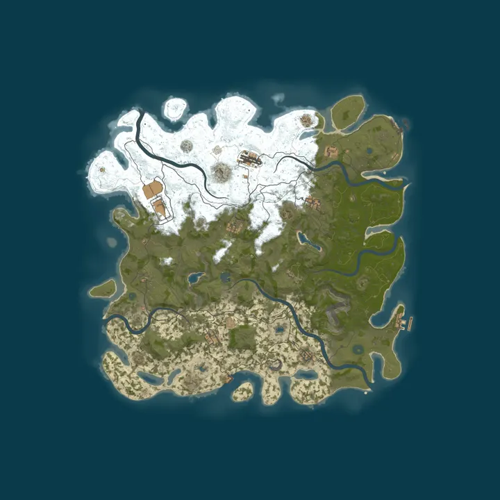 Map of RustHunter Vanilla X2 [Ryzen9950x]